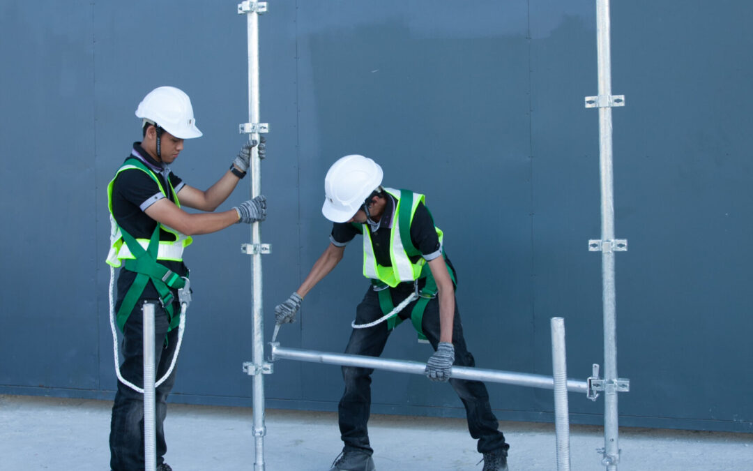 Position the adjustable jack base at distances apart according to the longitudinal and transverse horizontal members.